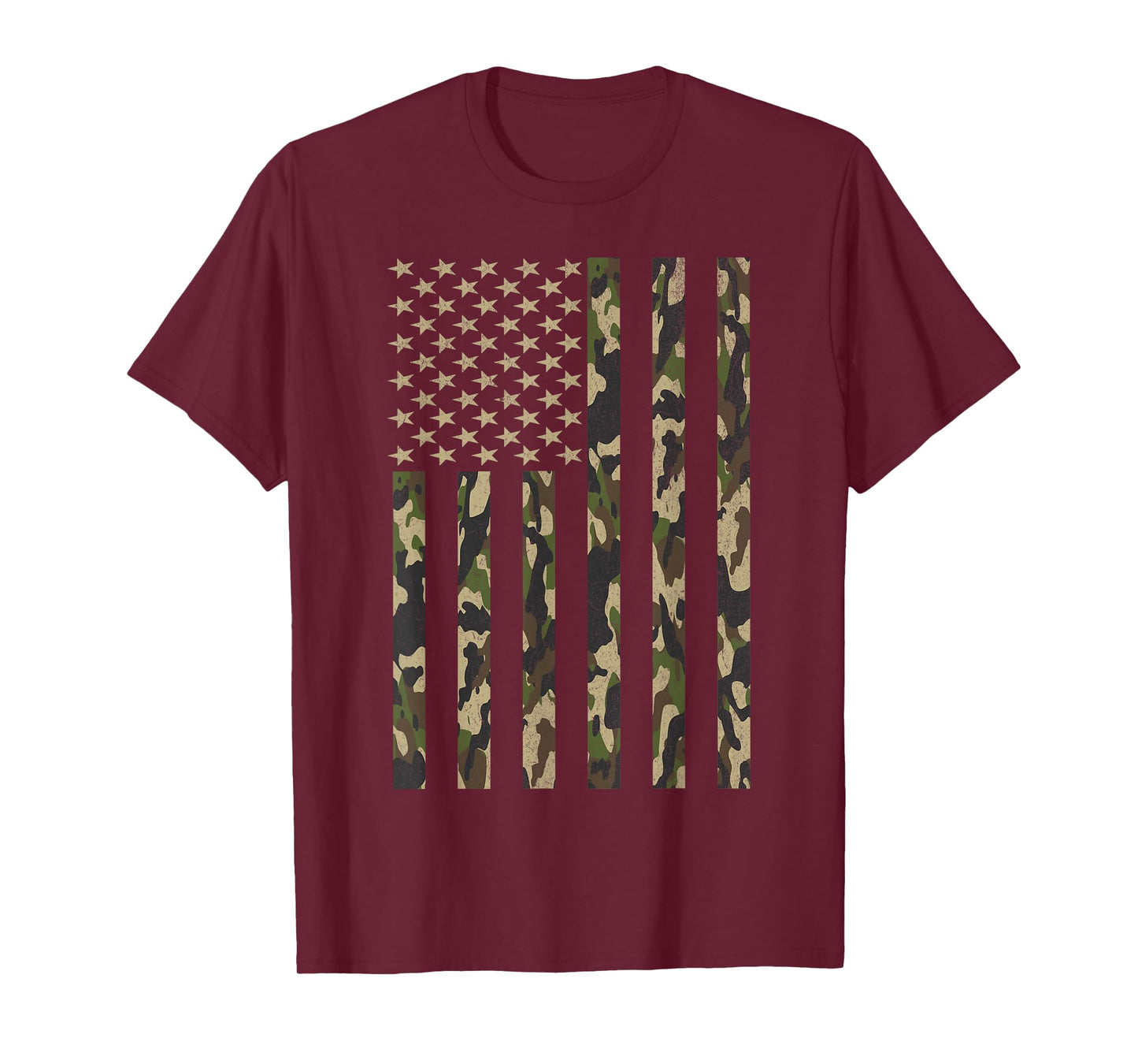 Camo American Flag USA Camouflage Men Boys Women Youth Kids T-Shirt