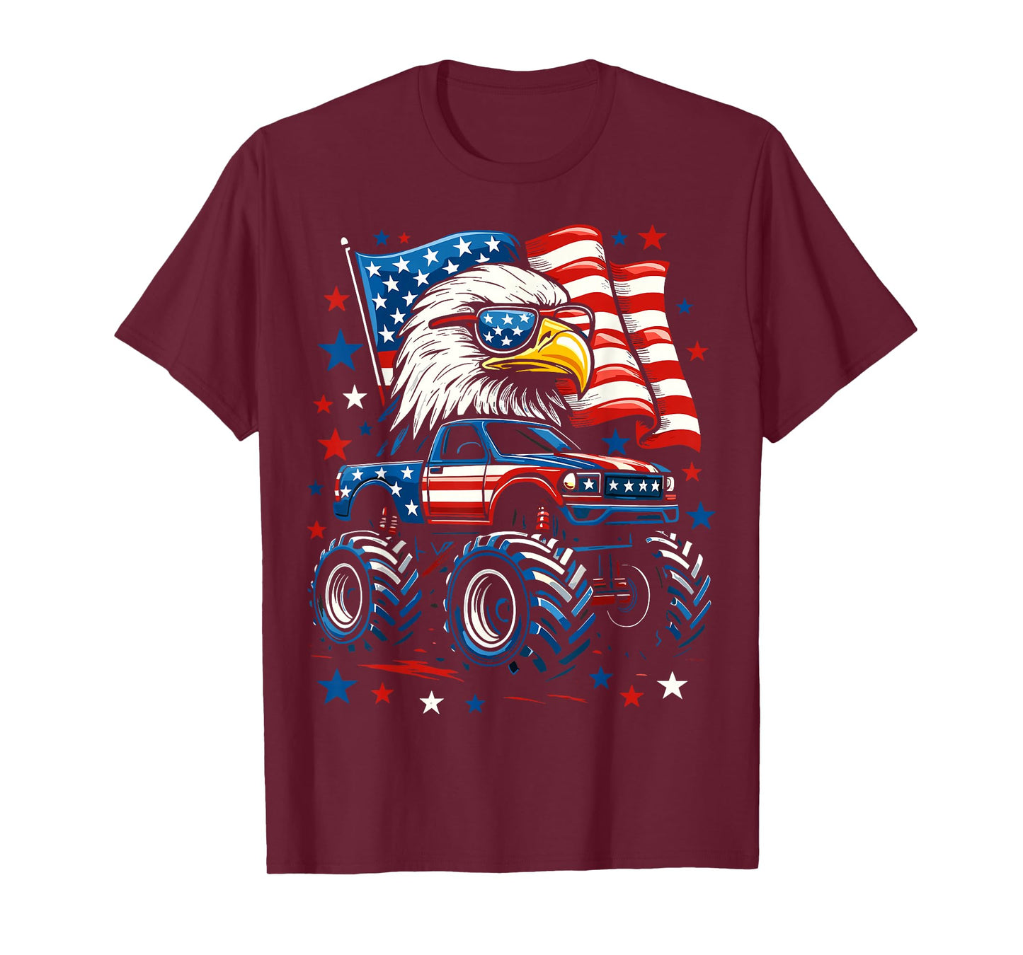 Patriotic American Flag Eagle USA T-Shirt