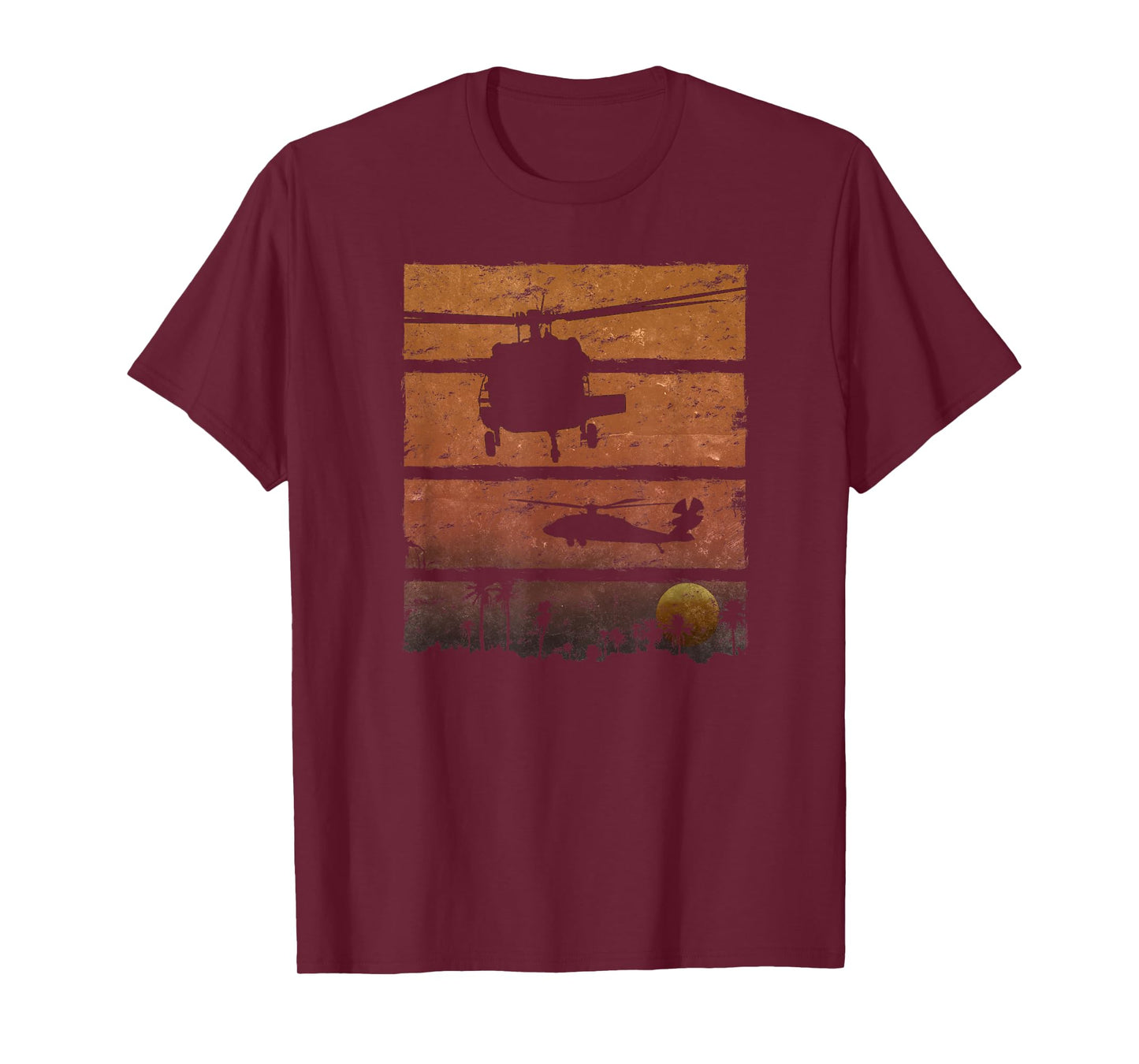 "Sunset Dustoff" UH-60 Blackhawk Medevac Helicopter T-shirt T-Shirt