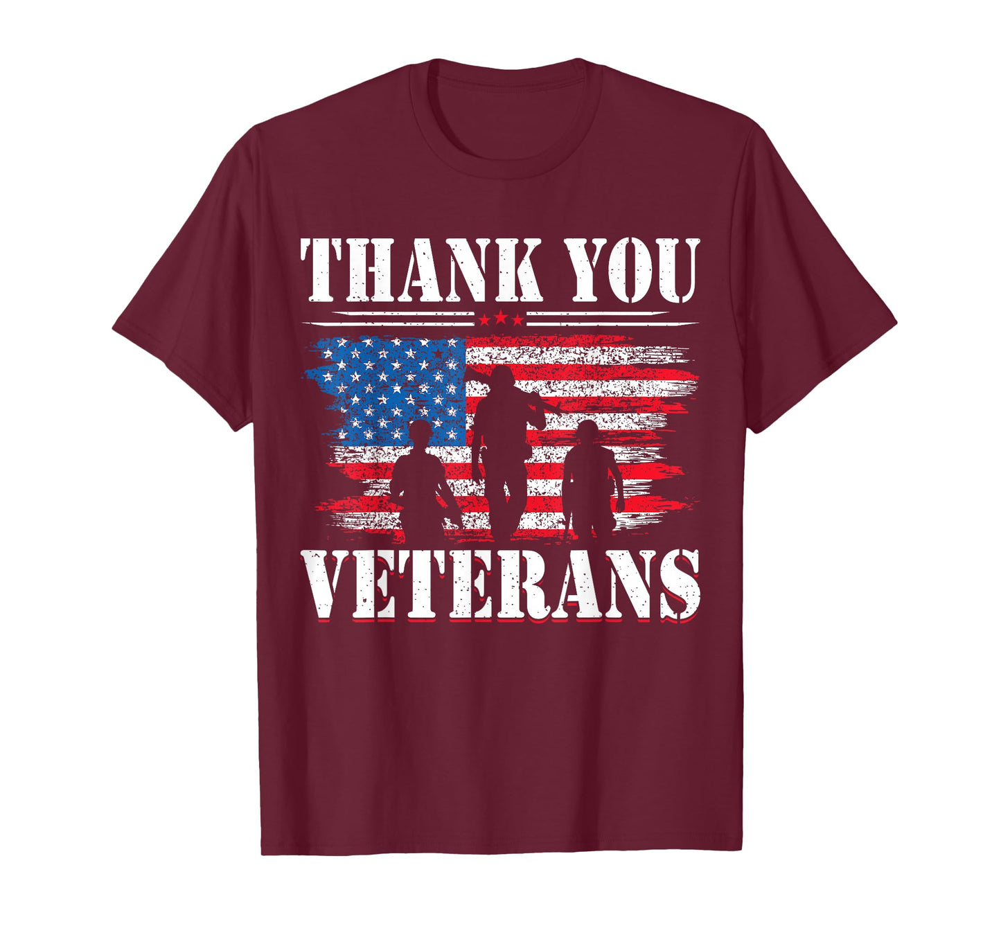 Thank You Veterans Military Veterans Day Men Women T-Shirt