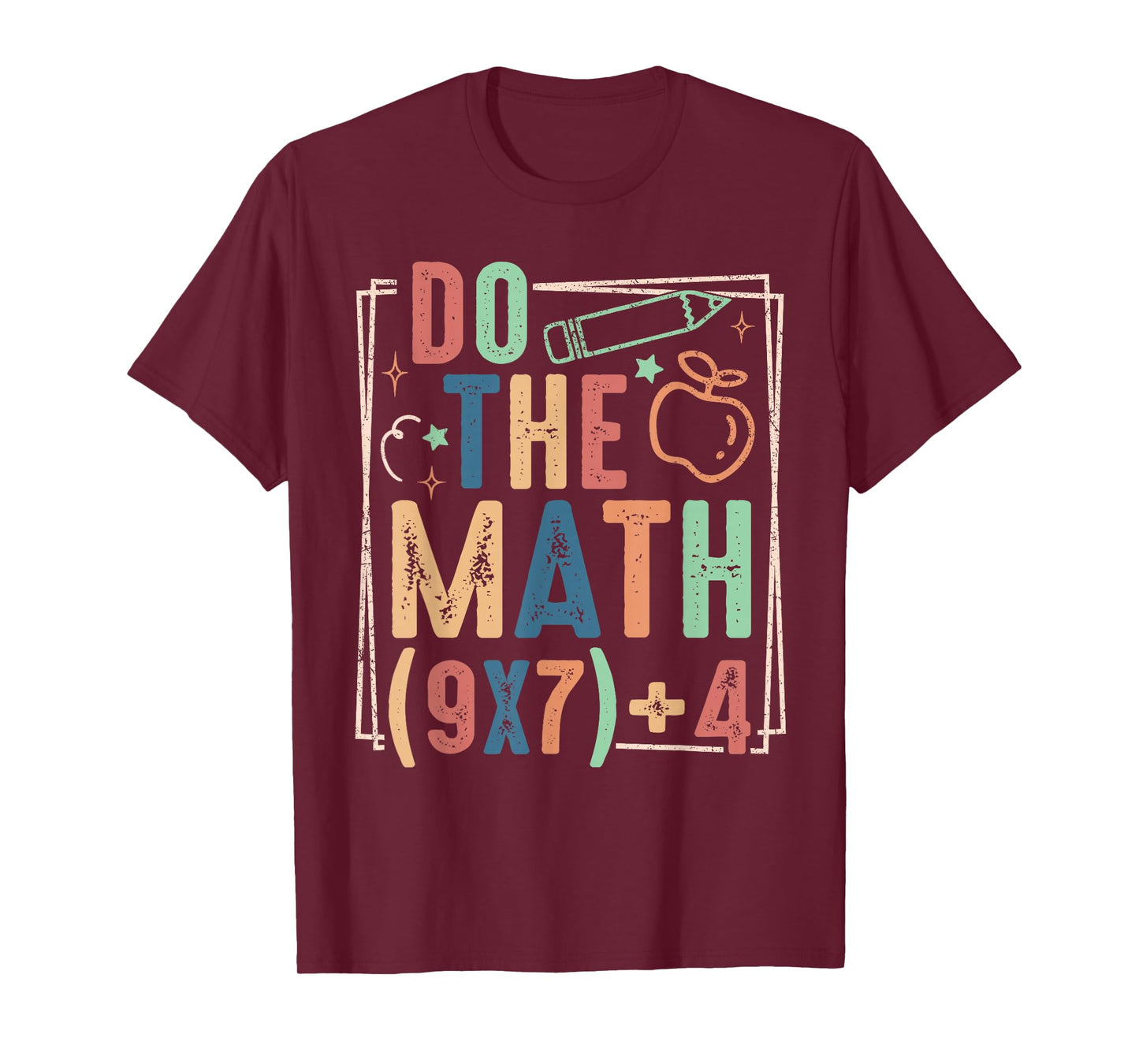 Funny Do The Math 67 Meme Six Seven Boy Girl Teacher T-Shirt
