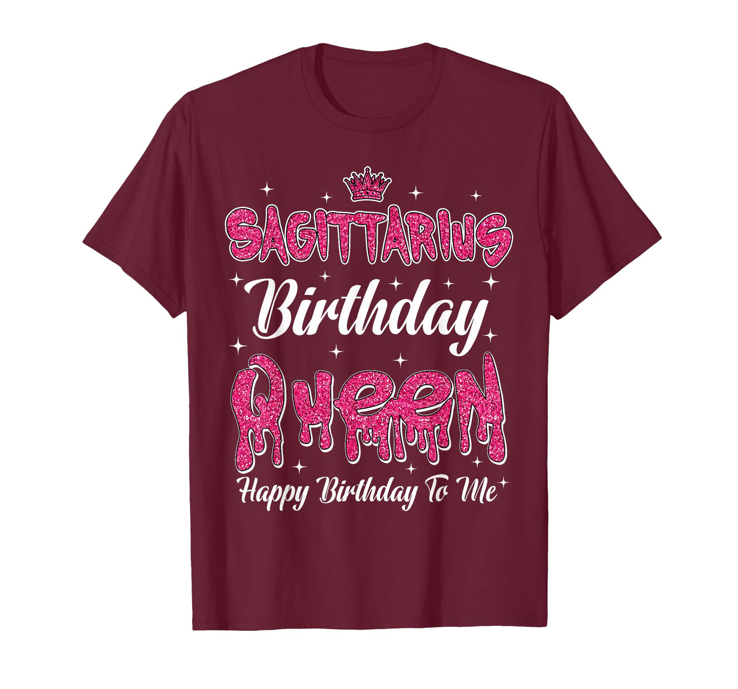 Sagittarius Birthday Queen Happy Birthday Women Girl Zodiac T-Shirt