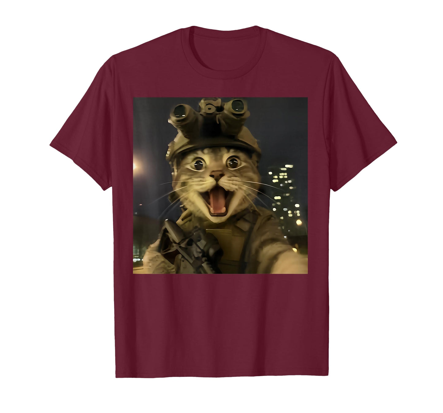 Wash Tactical Cat Meme T-Shirt