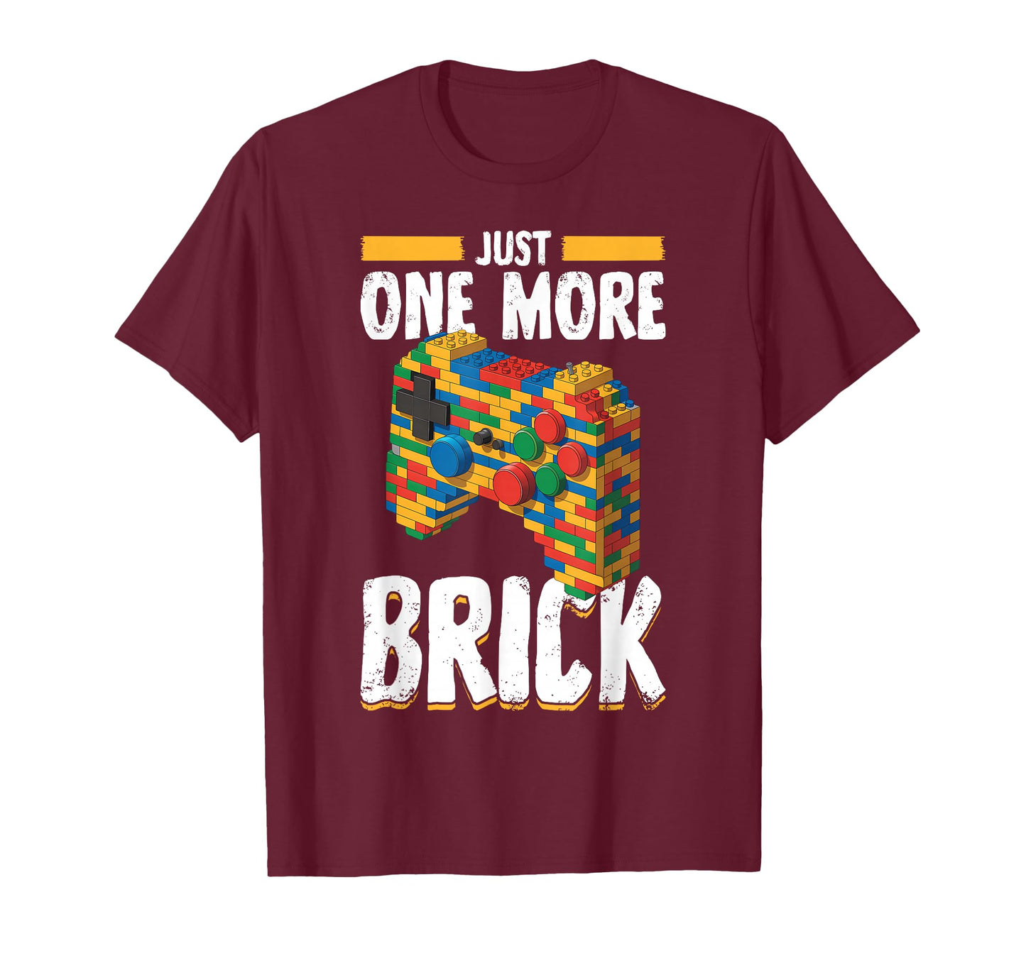 Building Blocks Gamer Gaming Brick Builder T-Shirt