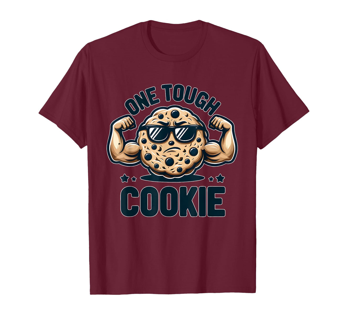 Baking Team One Tough Cookie Funny Chocolate Chip T-Shirt