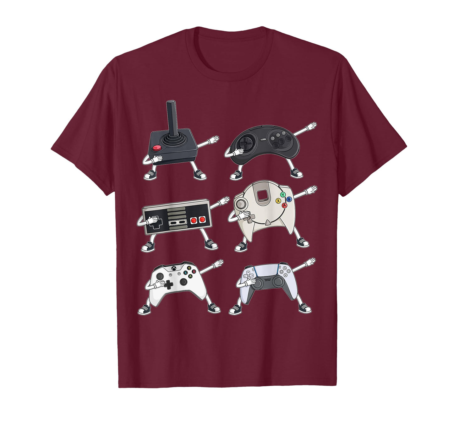 Dabbing Video Gamer Controllers Funny Boys Kids Gamer Dab T-Shirt