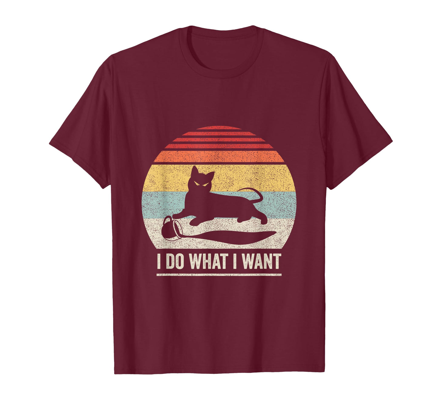 Retro Vintage I Do What I Want Cat T-Shirt