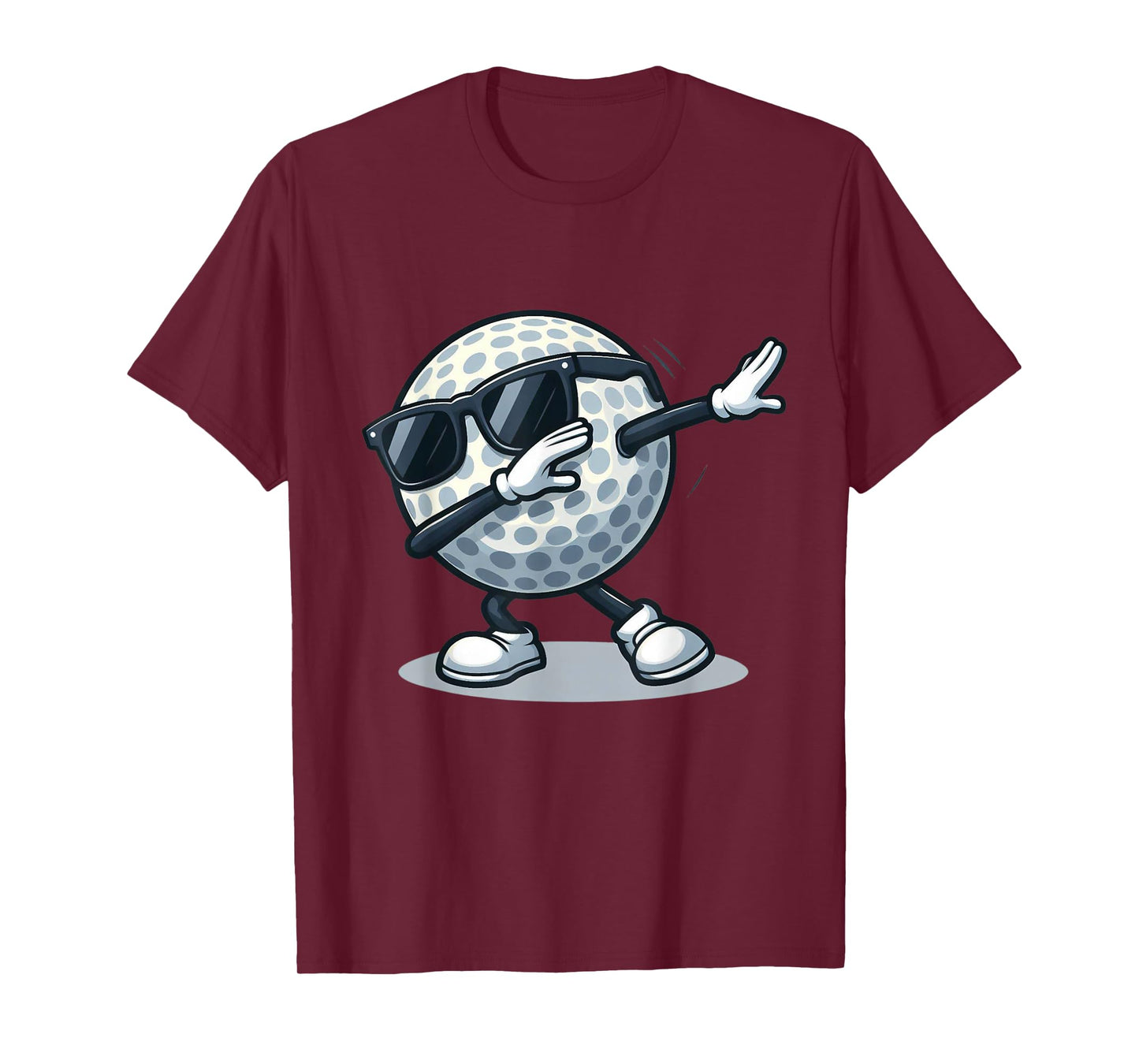Dabbing Golf Ball Shirt Funny Boys Men Women Sports Player T-Shirt