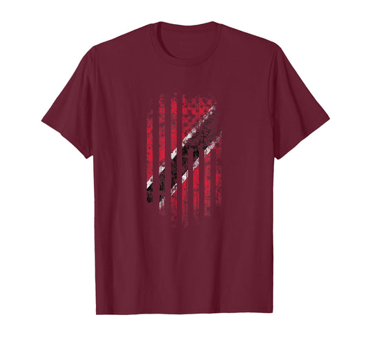Trinidadian American Flag - Trinidad and Tobago USA Pride T-Shirt