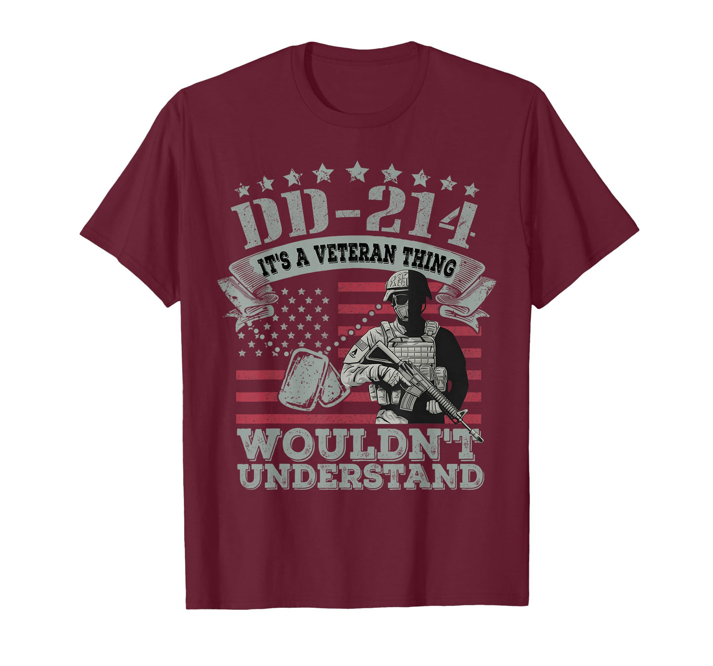 DD-214 It's A Veteran For Men Vintage Veteran T-Shirt