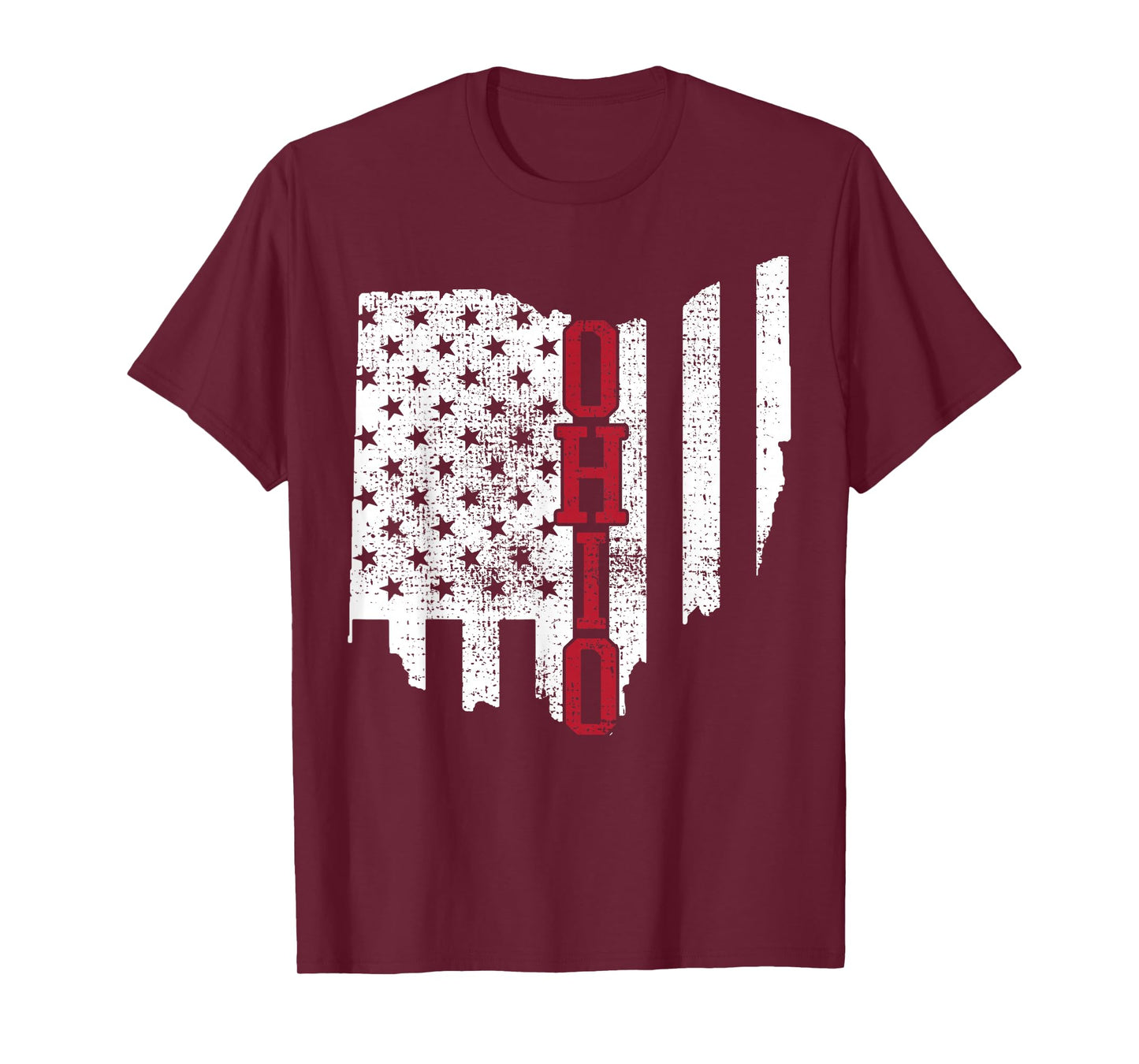 4th of July Ohio USA US Flag States Vintage T-Shirt