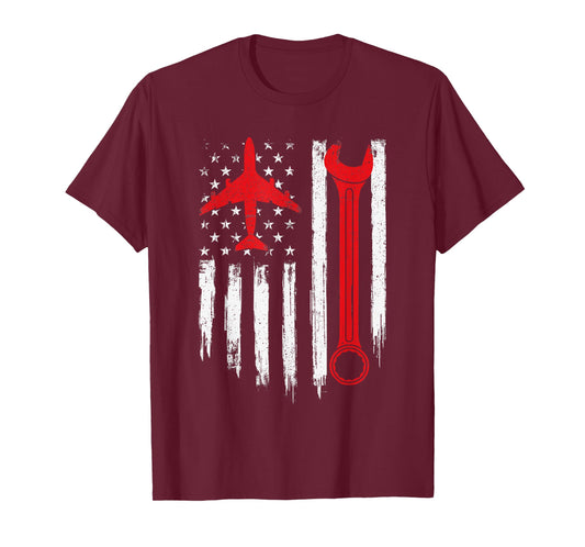 Airplane Mechanic Tools - Aviation Technician Plane Lover T-Shirt