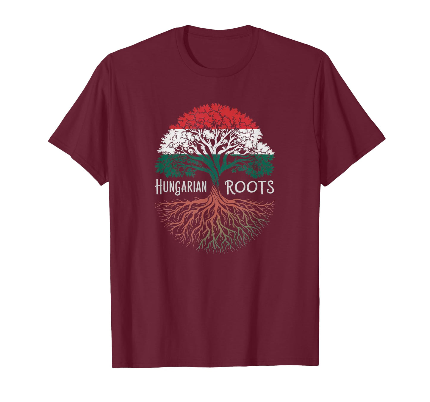 Hungarian Roots - Hungary Flag Colors Family Tree Souvenir T-Shirt