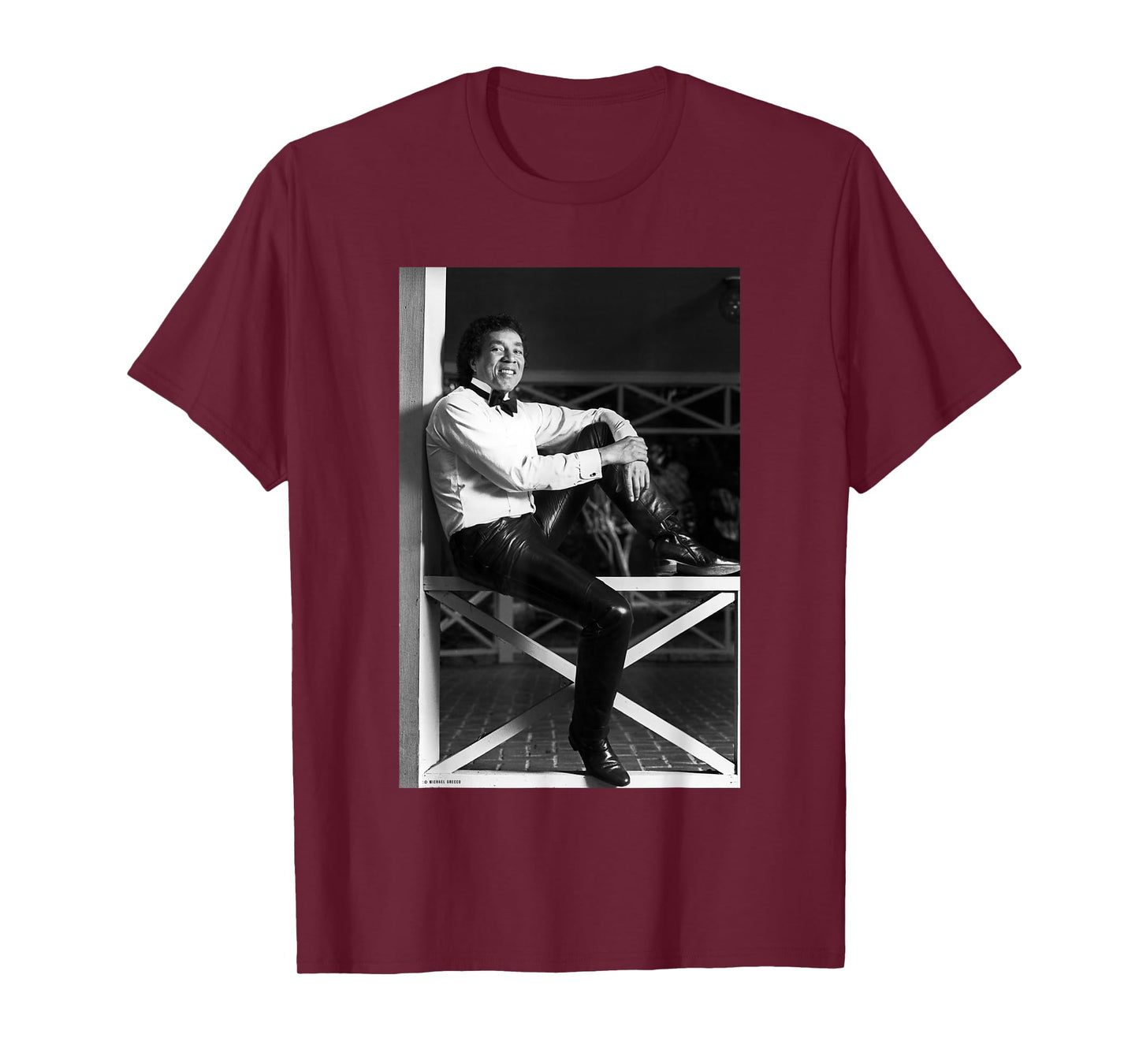 Smokey Robinson Singer at Home by Michael Grecco T-Shirt