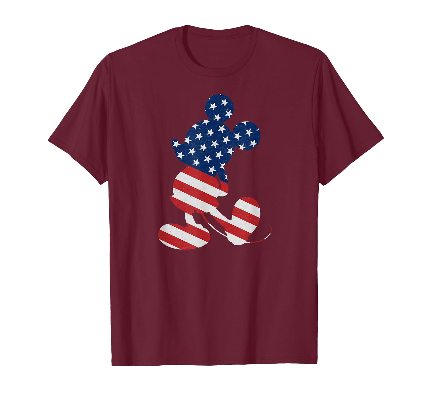 Disney Mickey Mouse American Flag USA T Shirt T-Shirt