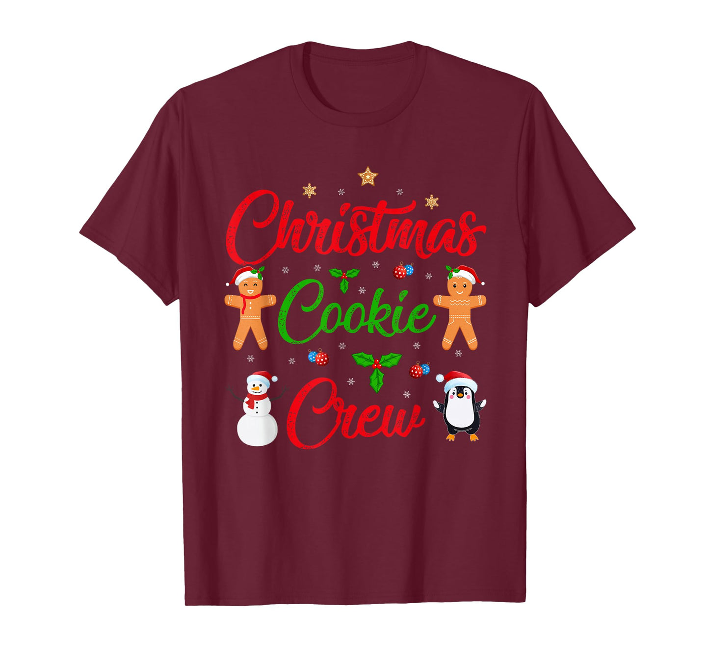 Christmas Cookie Crew Family Baking Team Baker Holiday Xmas T-Shirt