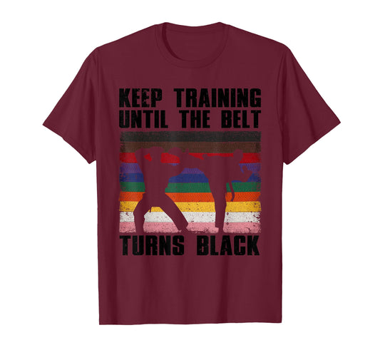 Cool Karate Art For Men Women Martial Art Karate Black Belt T-Shirt