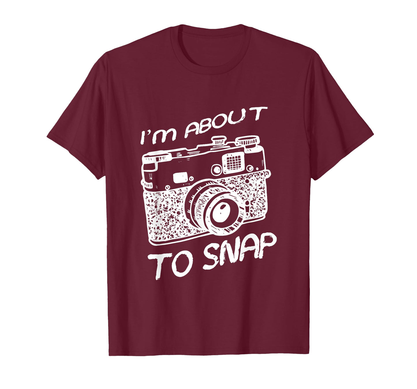 I Am About To Snap Vintage Camera Photographer T-Shirt