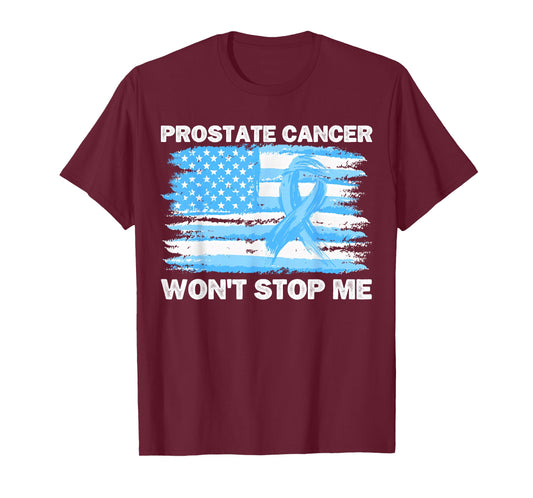 Prostate Cancer Warrior Men Dad Prostate Cancer Awareness T-Shirt