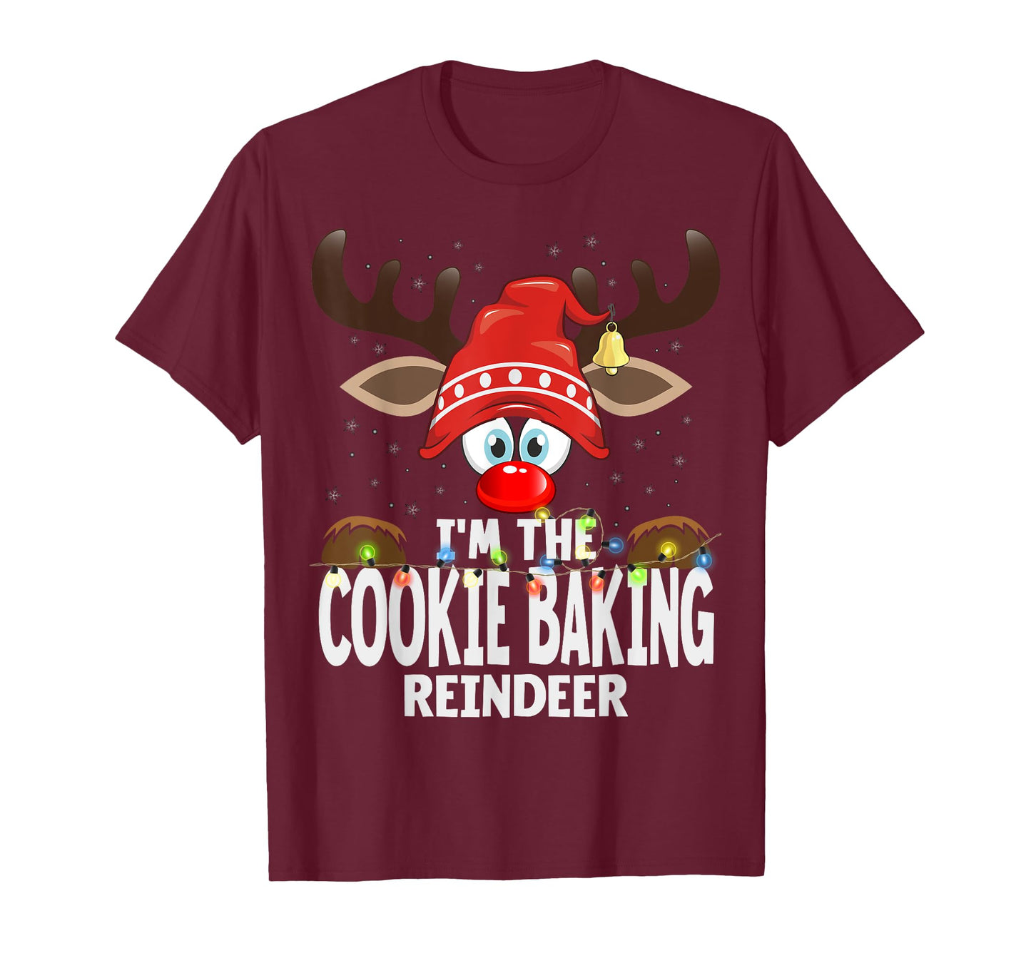 Christmas Matching I'm The Cookie Baking Reindeer T-Shirt
