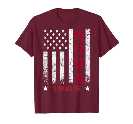Jersey Style Nova 65 1965 Classic Old School Muscle Car T-Shirt
