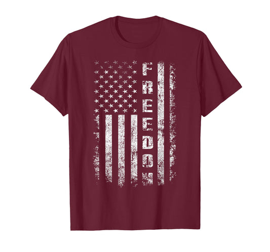 Freedom Shirts USA Flag for Women Men T-Shirt