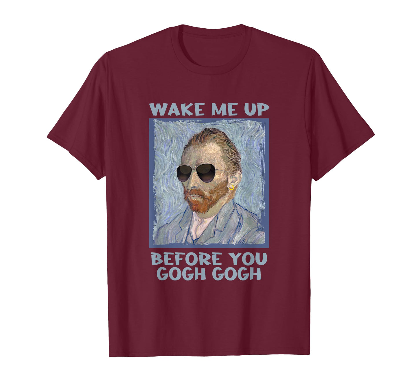 Artsy Van Gogh Meme for Men Design for Artists Men T-Shirt Small