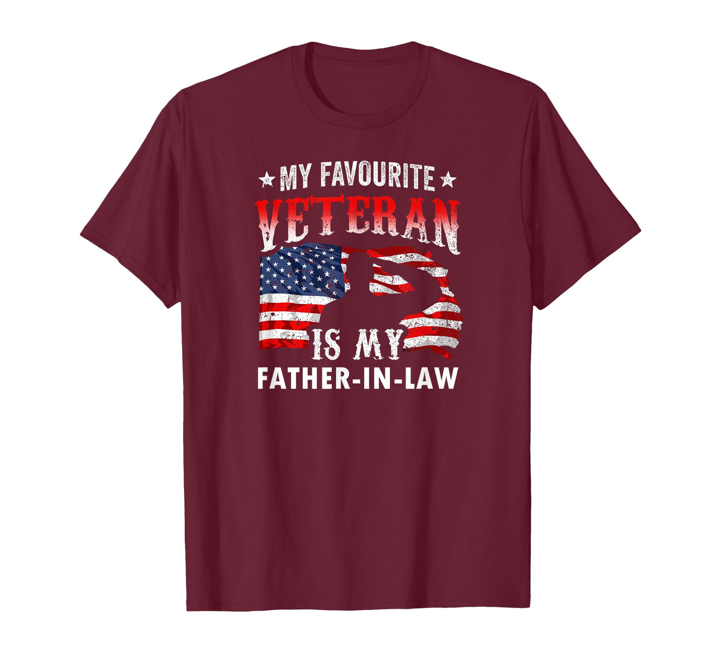 My Favorite Veteran Is My Father-In-Law Family Veteran's Day T-Shirt