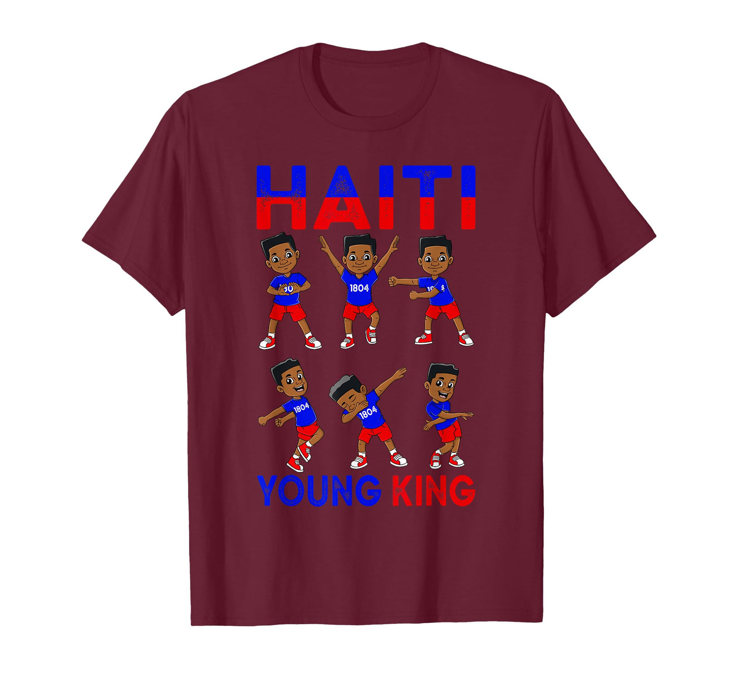 Haiti Boys Kids Haitian Prince Haiti Young King 1804 T-Shirt
