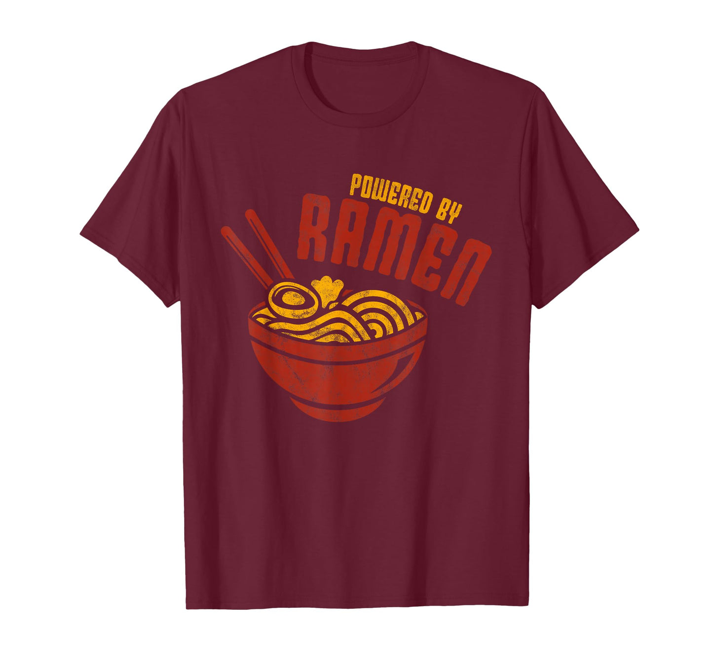 Powered by Ramen Japanese Love Anime Noodles T-Shirt