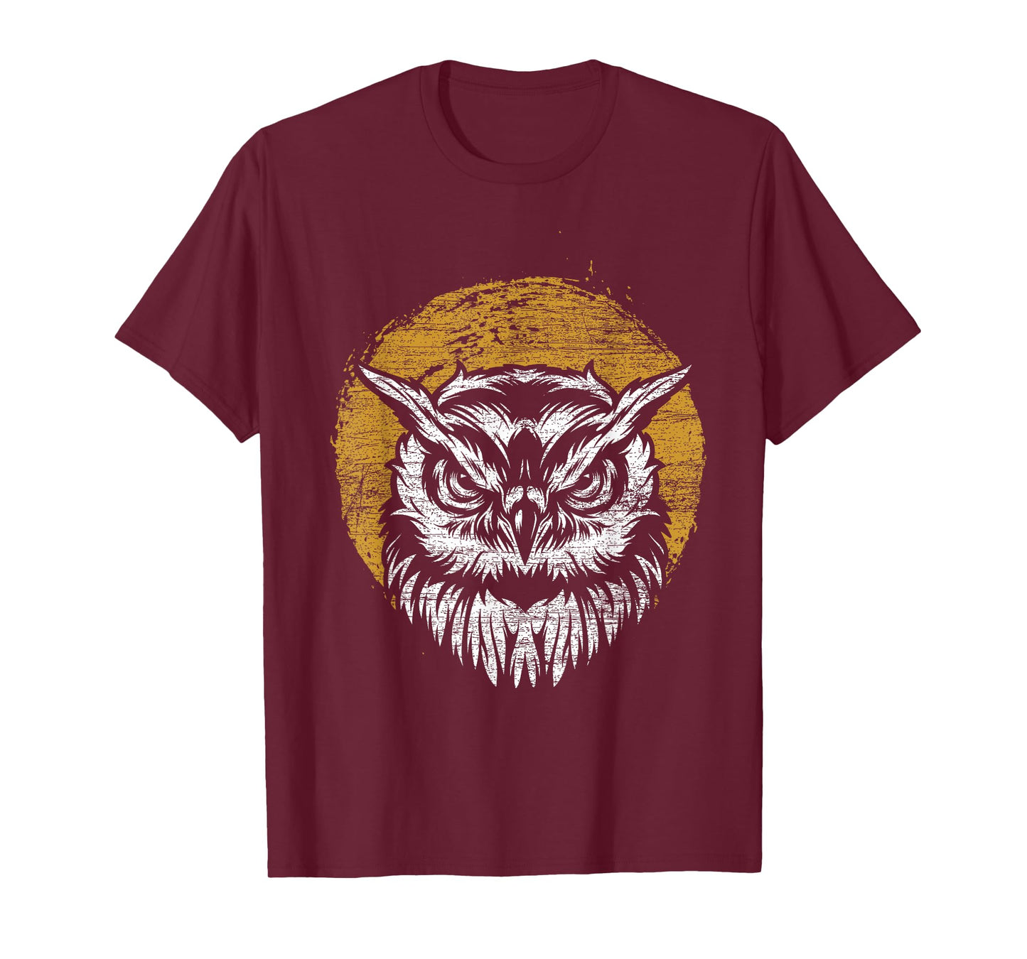 Bird Gift Sunset Owl T-Shirt