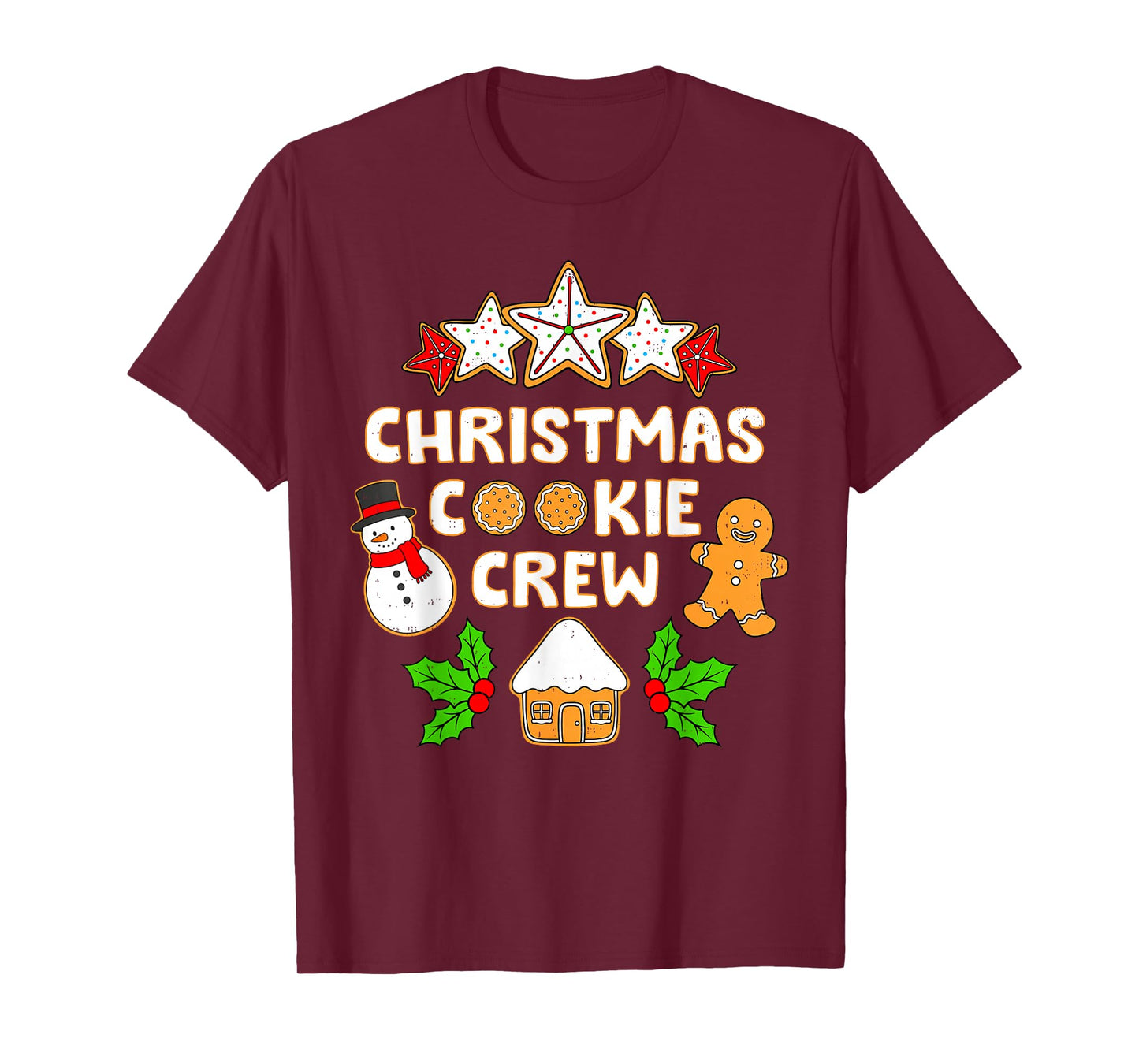Christmas Cookie Crew Gingerbread Holiday Baking Matching T-Shirt