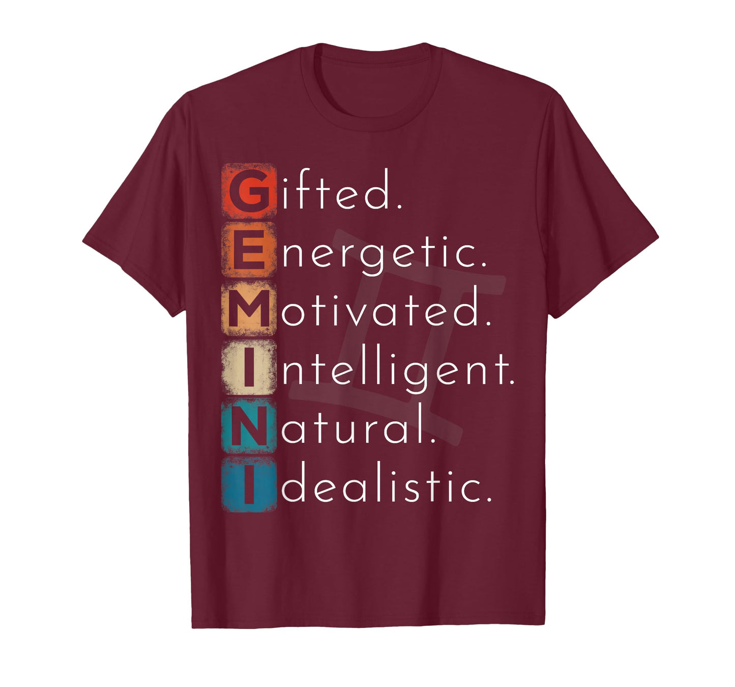Gemini Zodiac Sign for Men Women Kids Gemini Birthday Funny T-Shirt