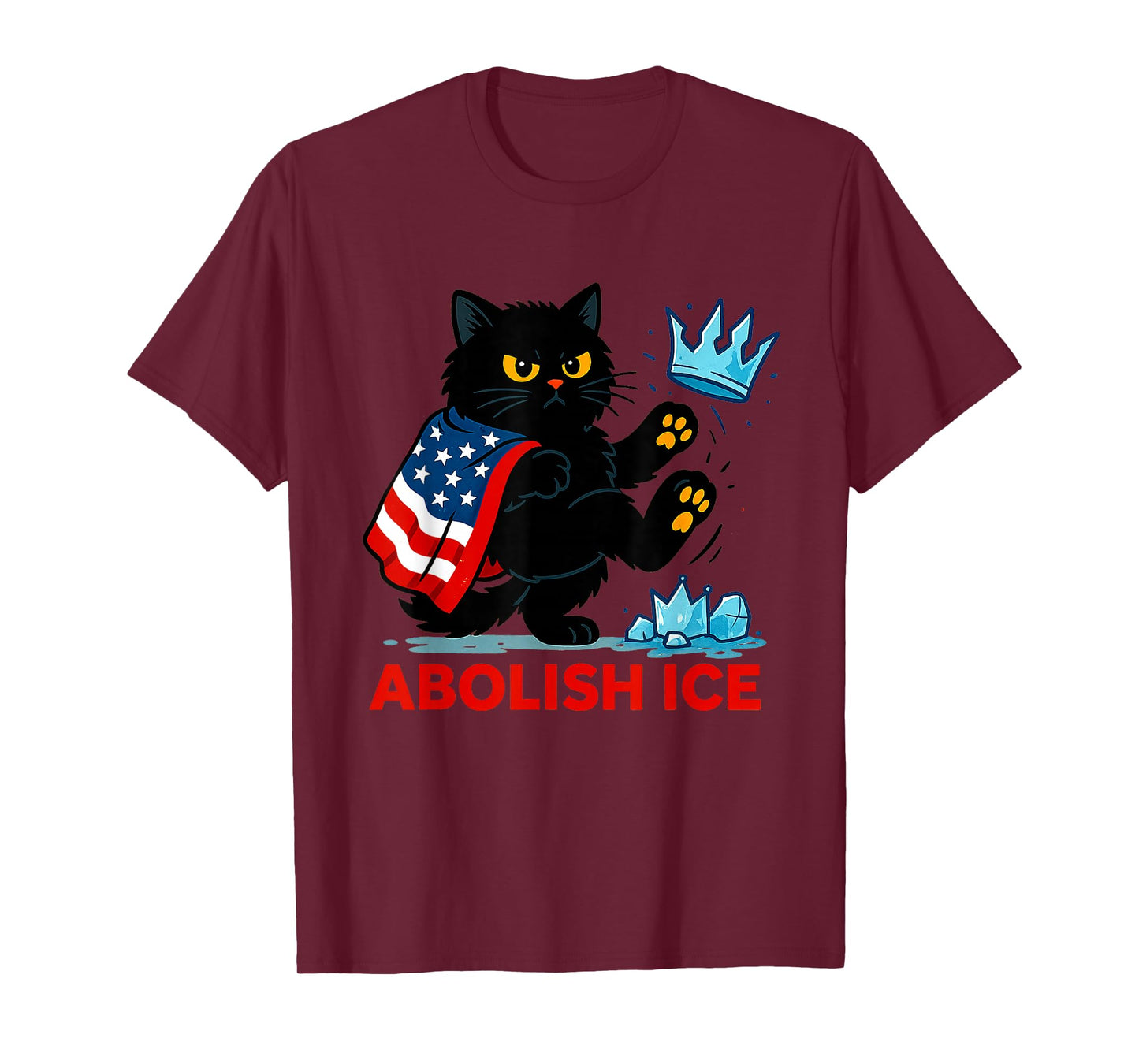 Abolish ICE Retro Anti ICE Shirts Womens Mens T-Shirt