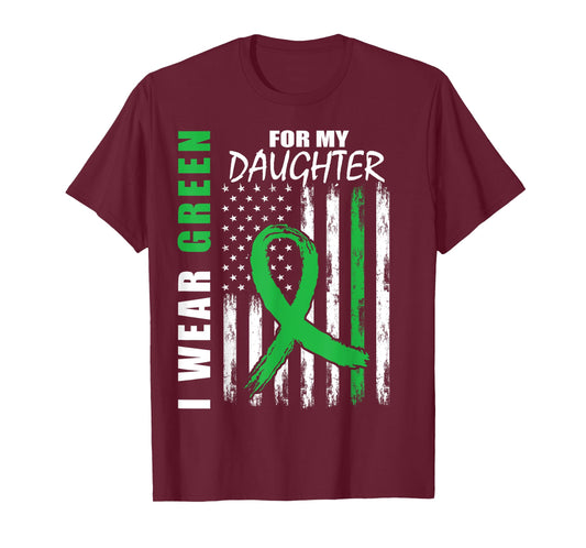 Kidney Disease Awareness T Shirts Daughter USA Flag Items T-Shirt