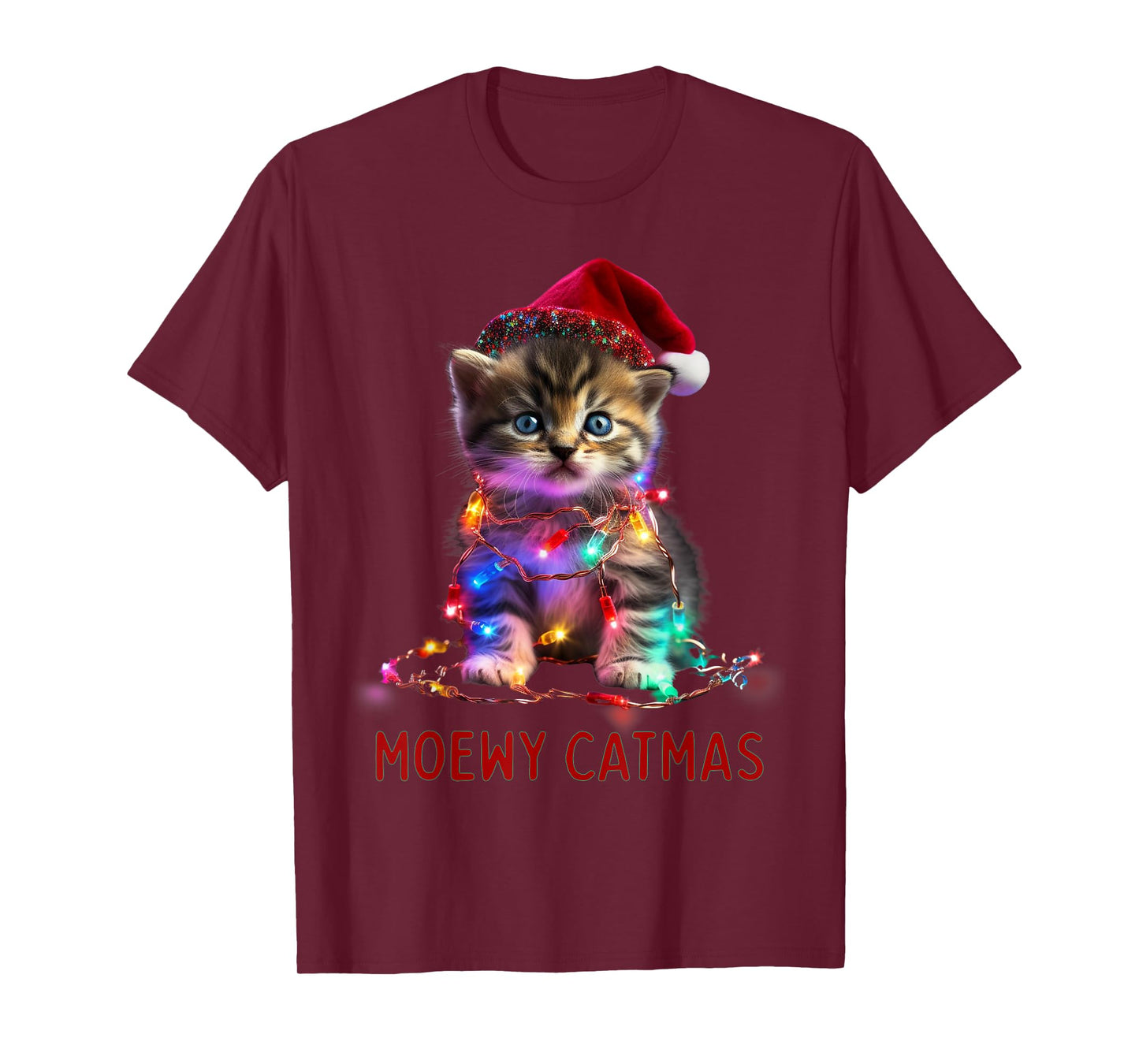 Moewy Catmas - Cat Christmas T-Shirt