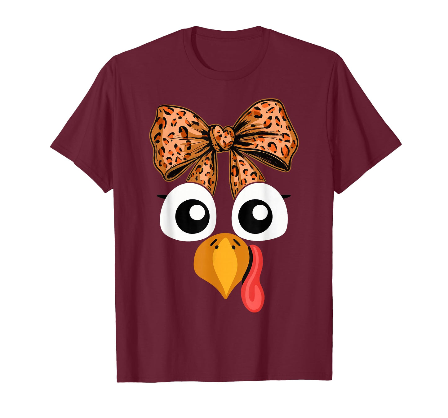 Chicken Face Turkey Thanksgiving T-Shirt