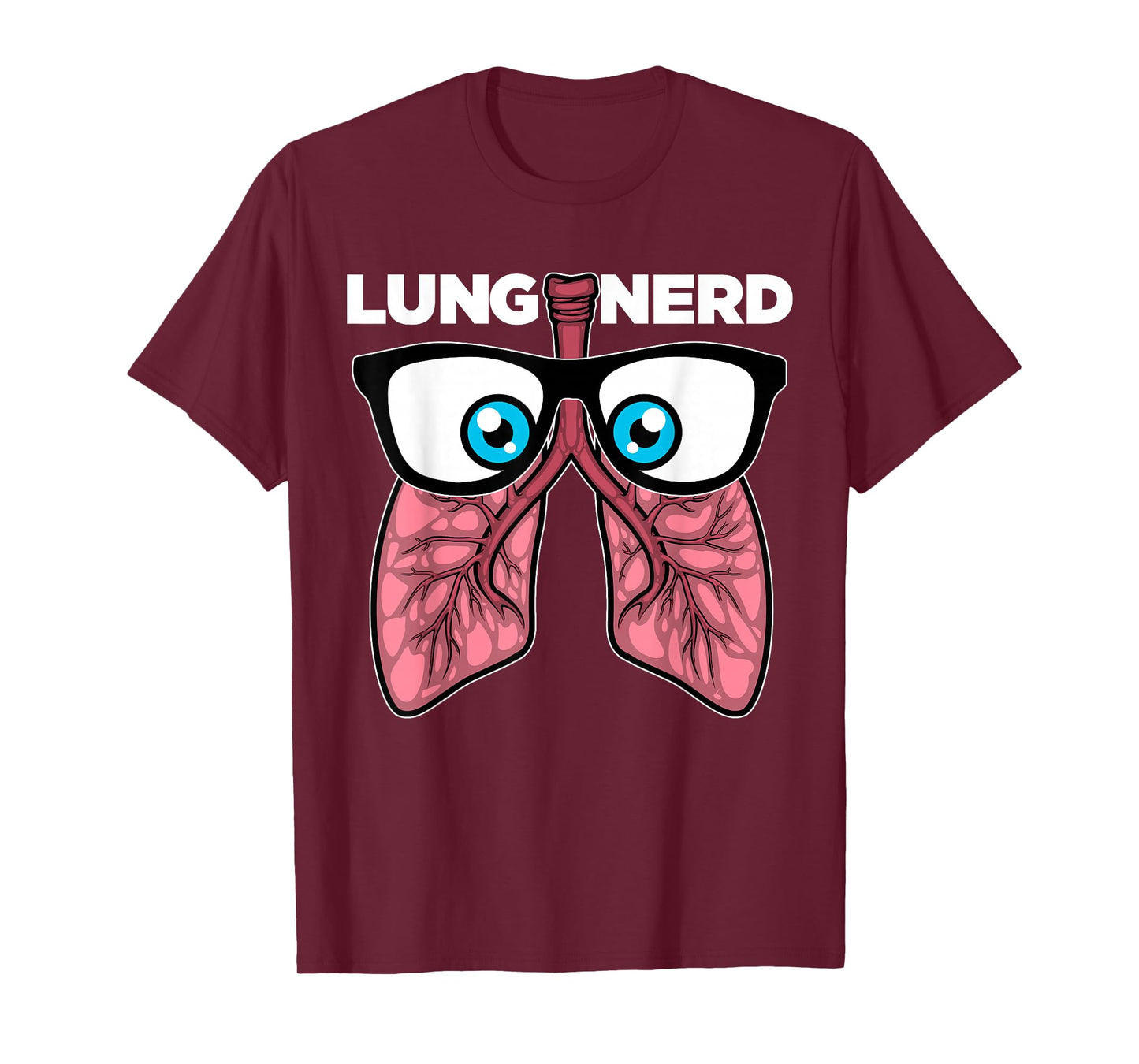 Cool Respiratory Therapy Lung Nerd Men Women Doctor RT T-Shirt