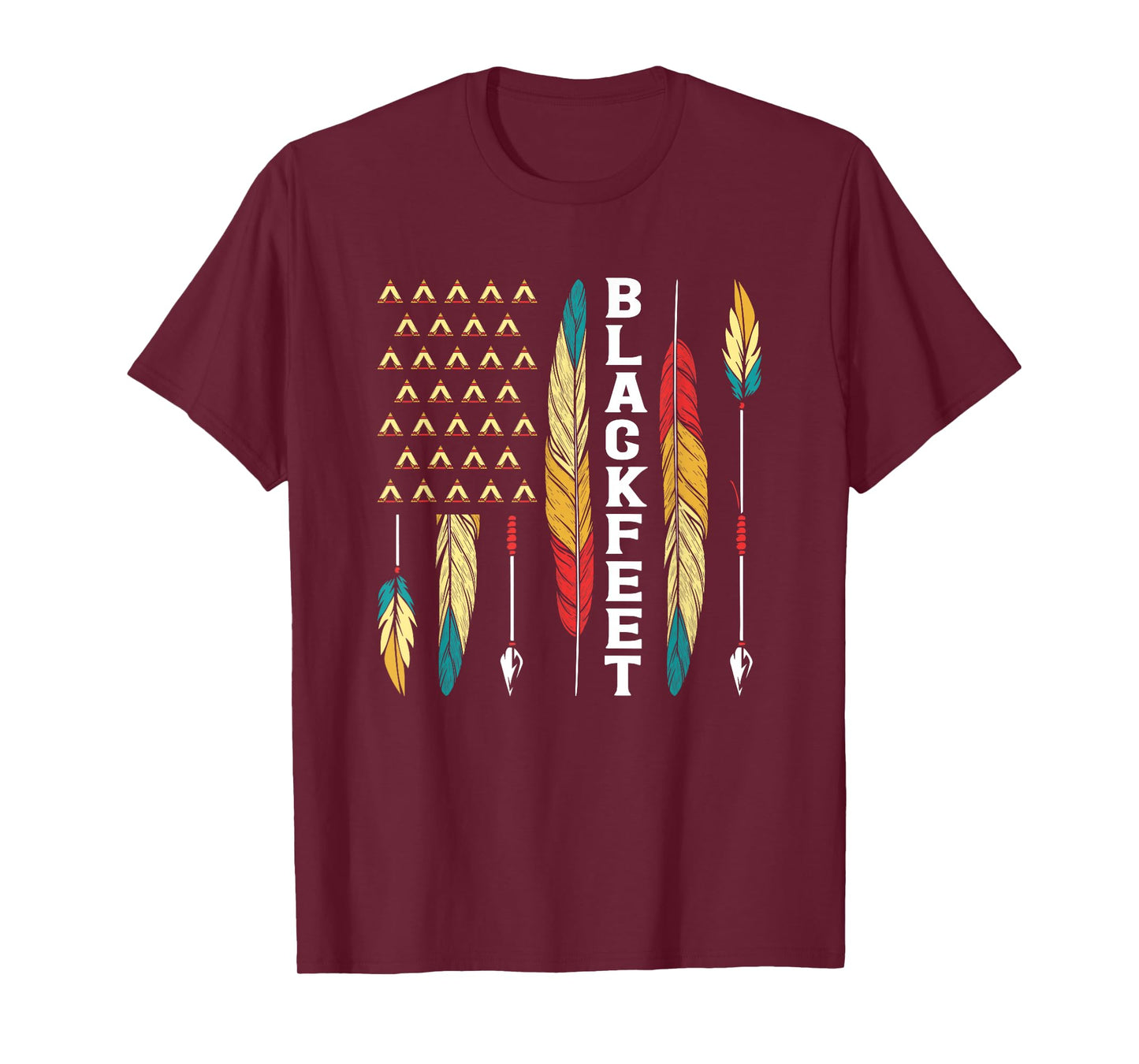 Blackfeet Flag Native Pride American Indian Tribe Blackfeet T-Shirt
