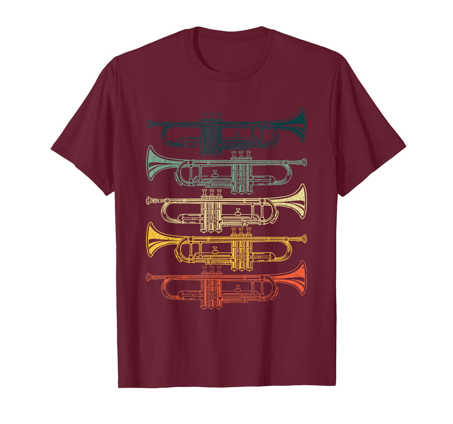 Cool Trumpet for Men Women Marching Band Musician Jazz Music T-Shirt