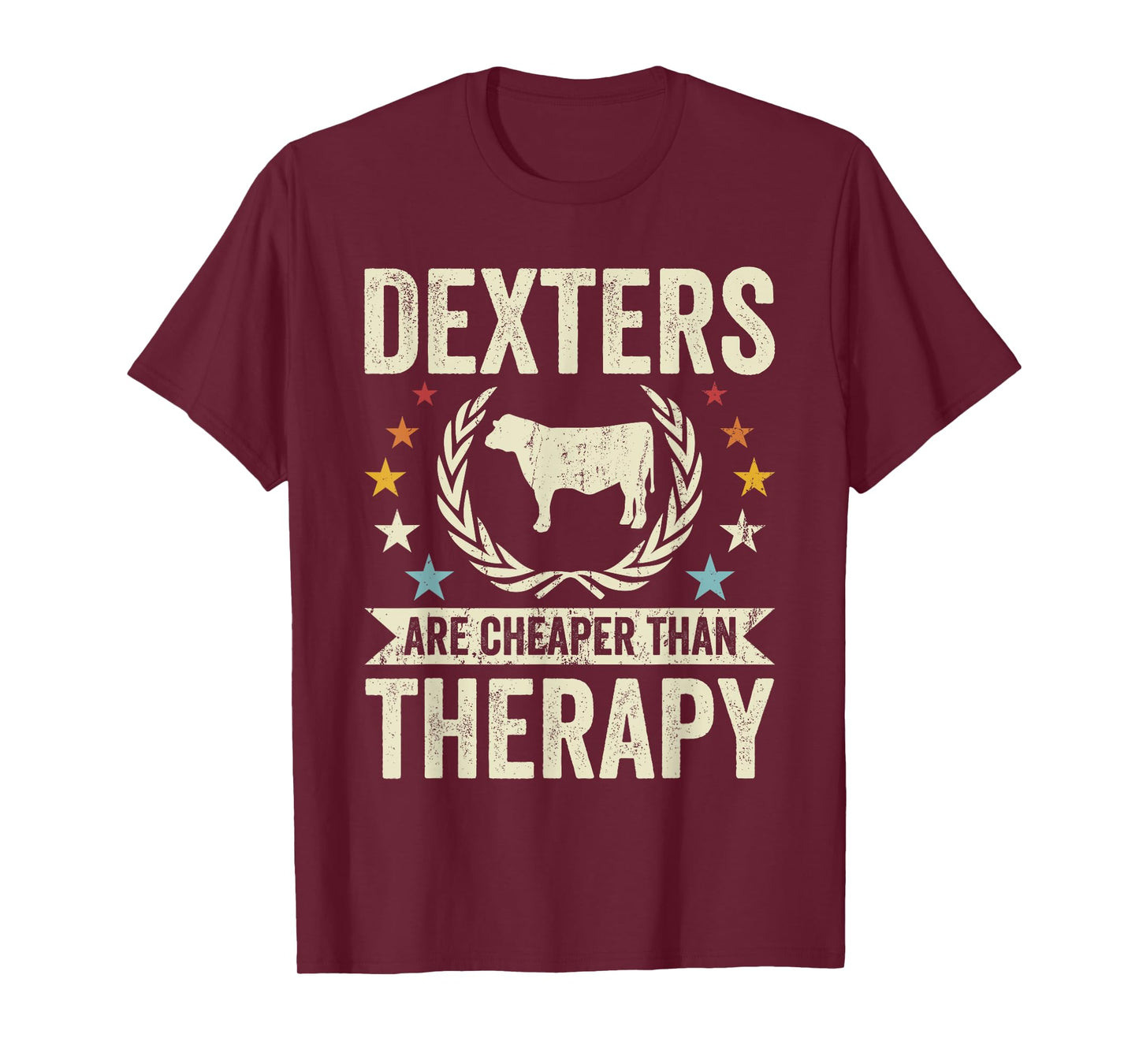 Cow Cheaper Therapy - Cattle Farmer Rancher Dexter T-Shirt