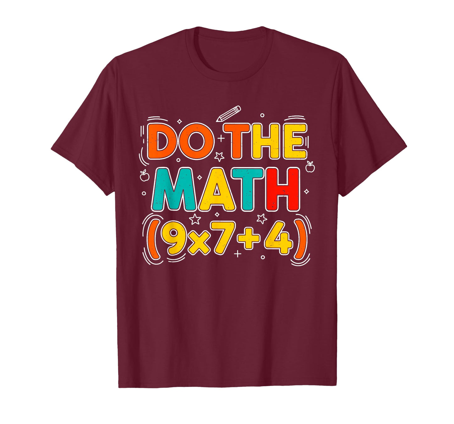 Do The Math 67 Meme 6 7 Funny Six Seven Women Teacher T-Shirt