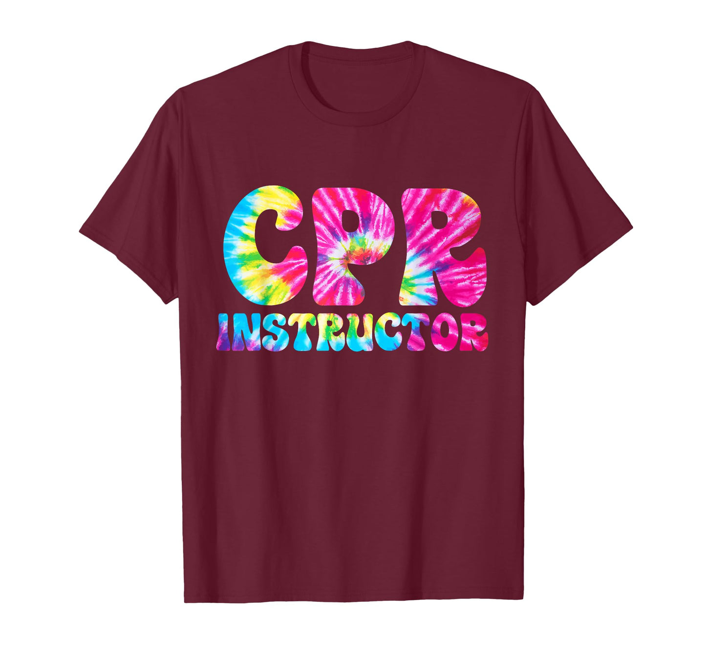 CPR Instructor Tie Dye Training and Teaching EMS Ambulance T-Shirt