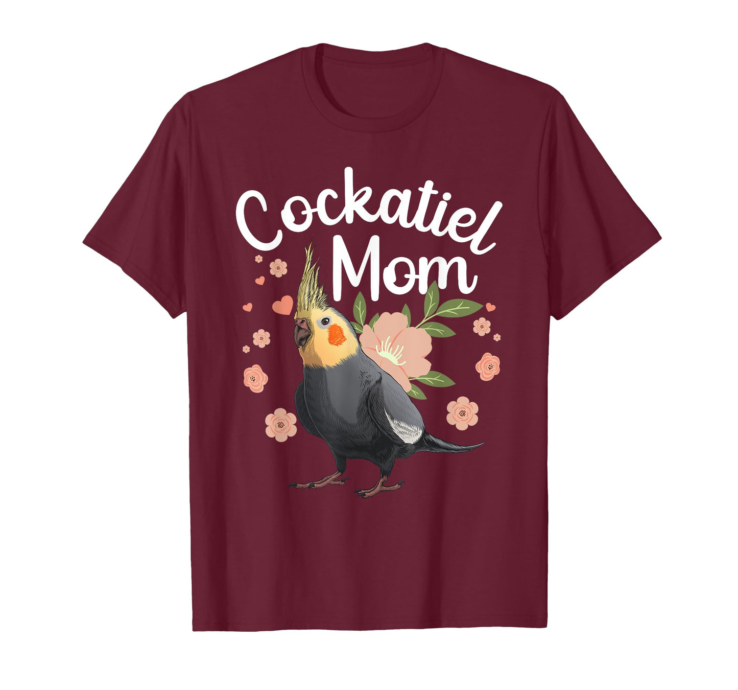 Cool Cockatiel Design for Women Girls Cockatiel Bird Lover T-Shirt