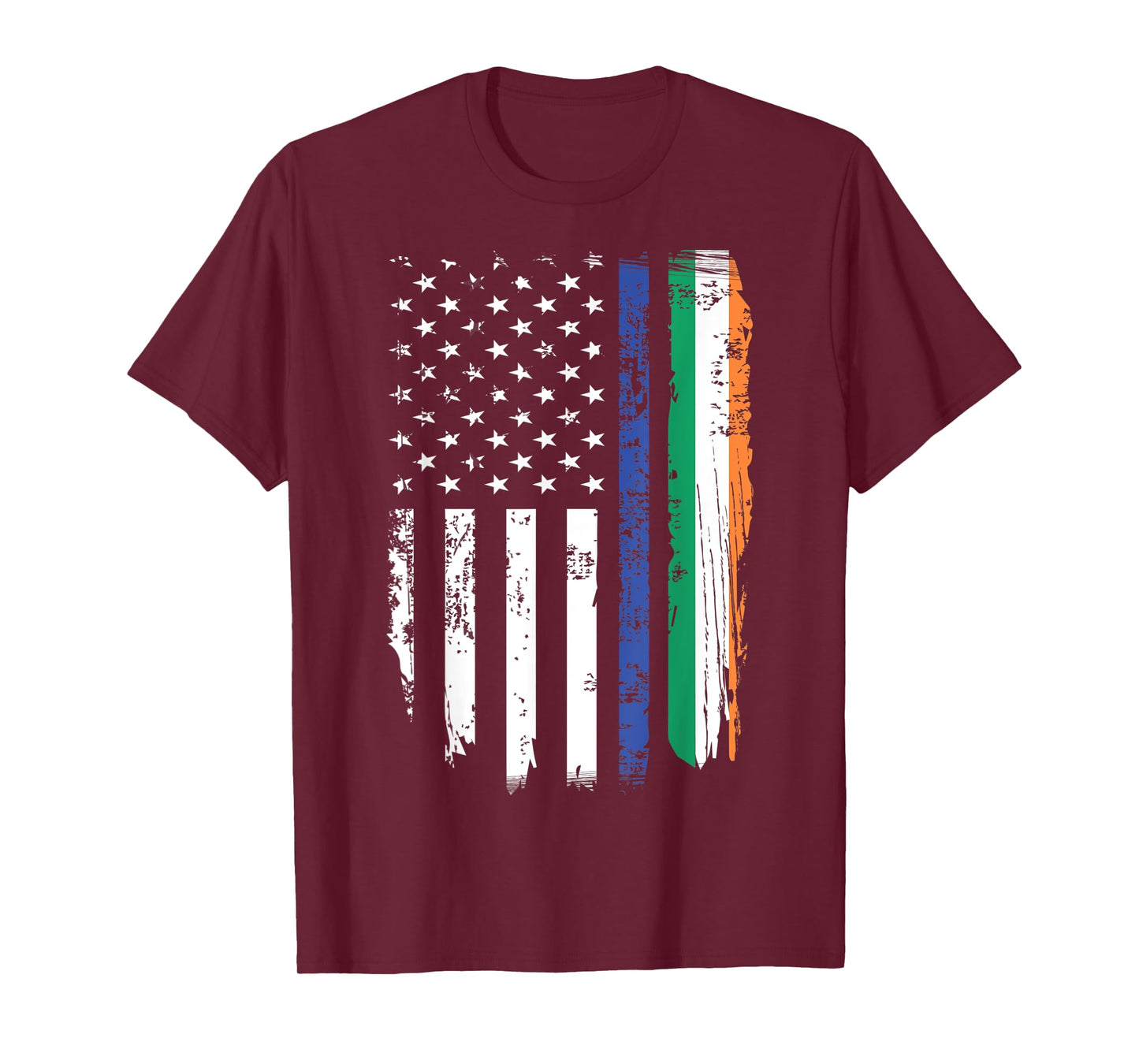 Irish Thin Blue Line St. Patrick's Day Police Cop T-Shirt