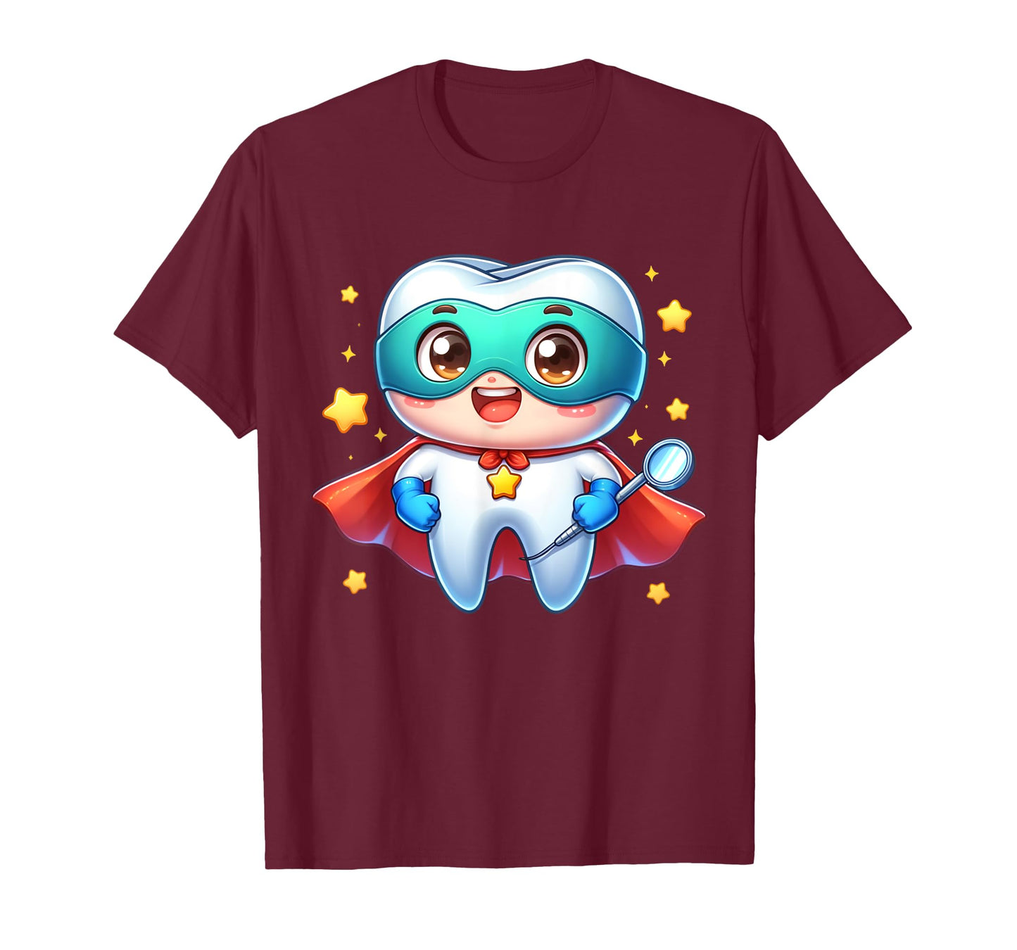 Cute Super Hero Dentist Superhero Tooth Doctor T-Shirt