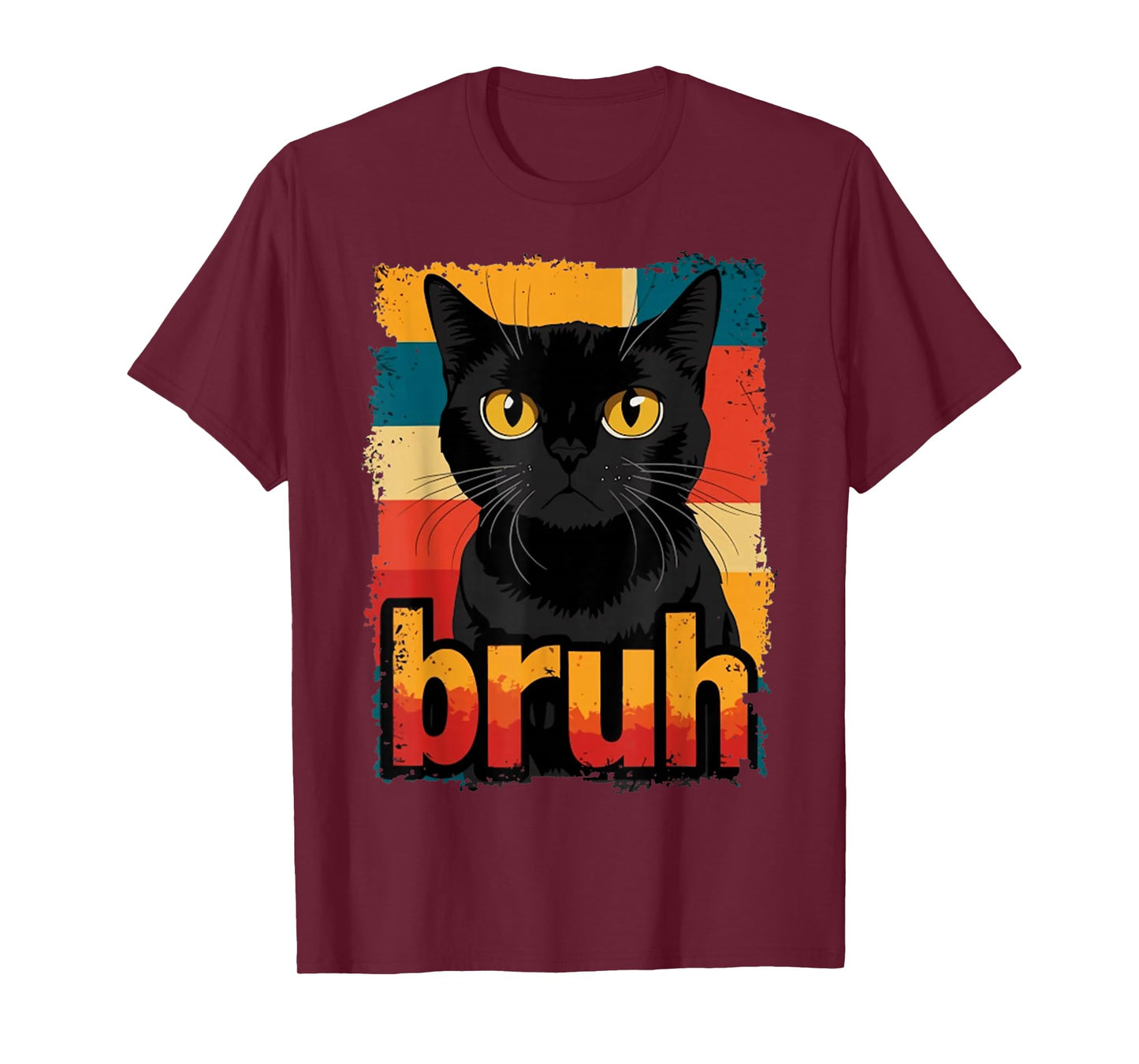 Funny Cat Bruh For Teens Boys Girls Men Women Meme Graphic T-Shirt