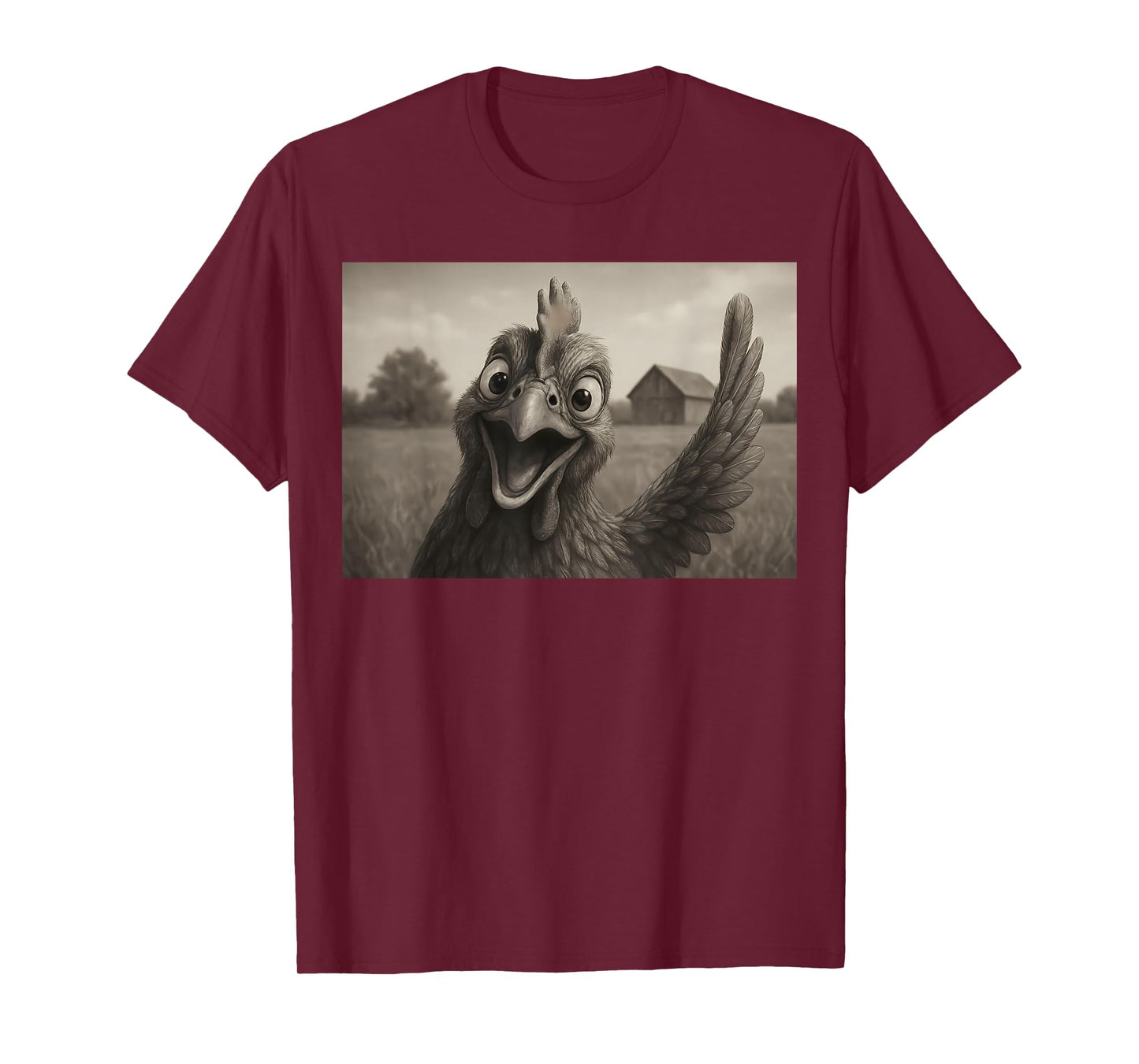 Cute Funny Chicken for Women Men T-Shirt