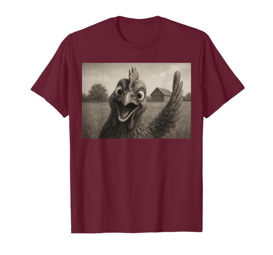 Cute Funny Chicken for Women Men T-Shirt