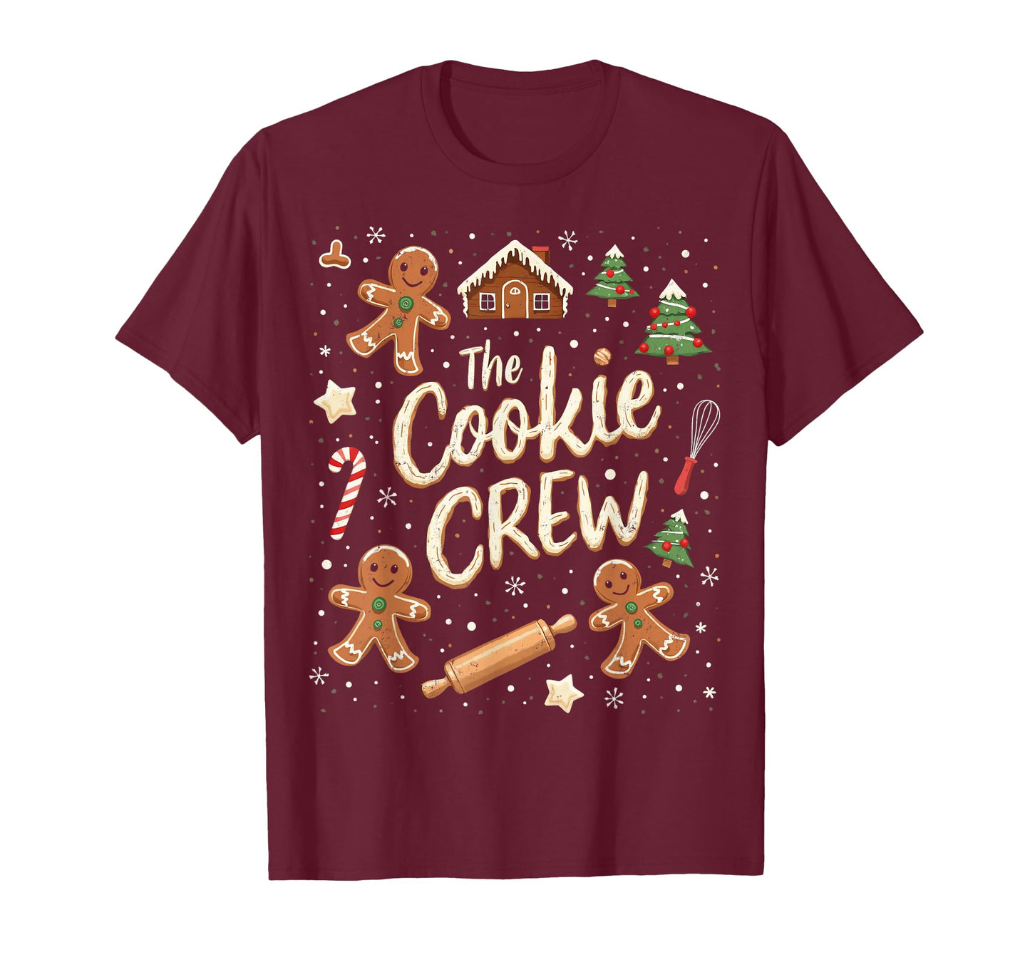 Christmas Baking The Cookie Crew Gingerbread Crew T-Shirt
